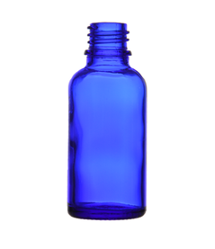 Blue glass bottle, 30 ml